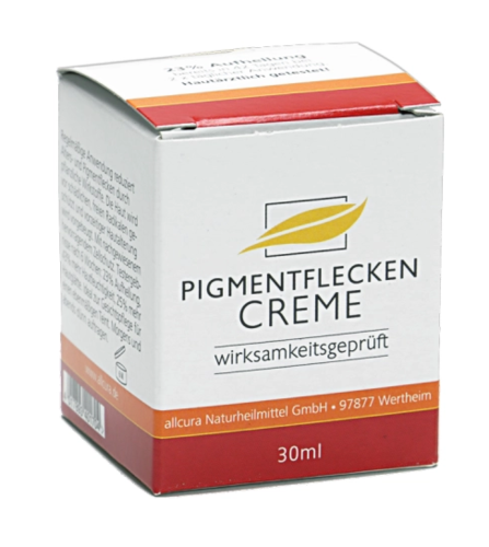 Pigmentflecken Creme